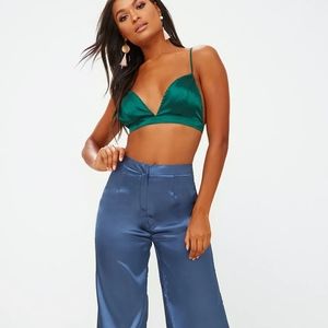 Blue Satan Wide Leg Pants